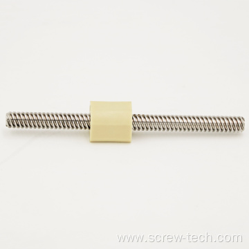 Custom POM nut trapezoidal lead screw Tr8x8